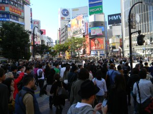 The Famed Shibuya Crossing