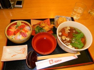 sushi bowl. shoot, sushi everywhere.